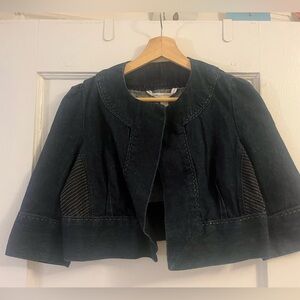 Diane Von Furstenberg Reno Cropped Denim Jacket